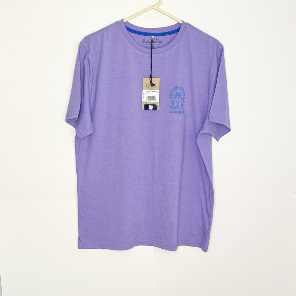 Chubbies Purple Short Sleeve Tee